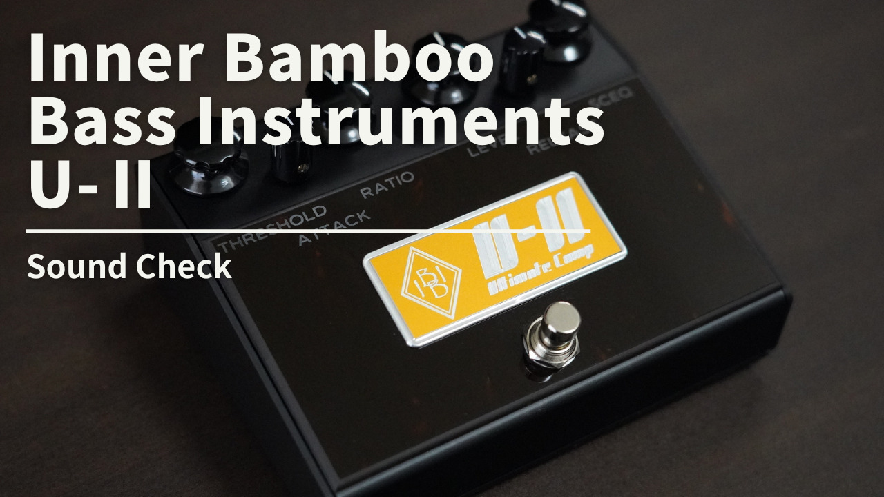 【週末限定価格】inner bamboo U-II  ベースコンプレッサー